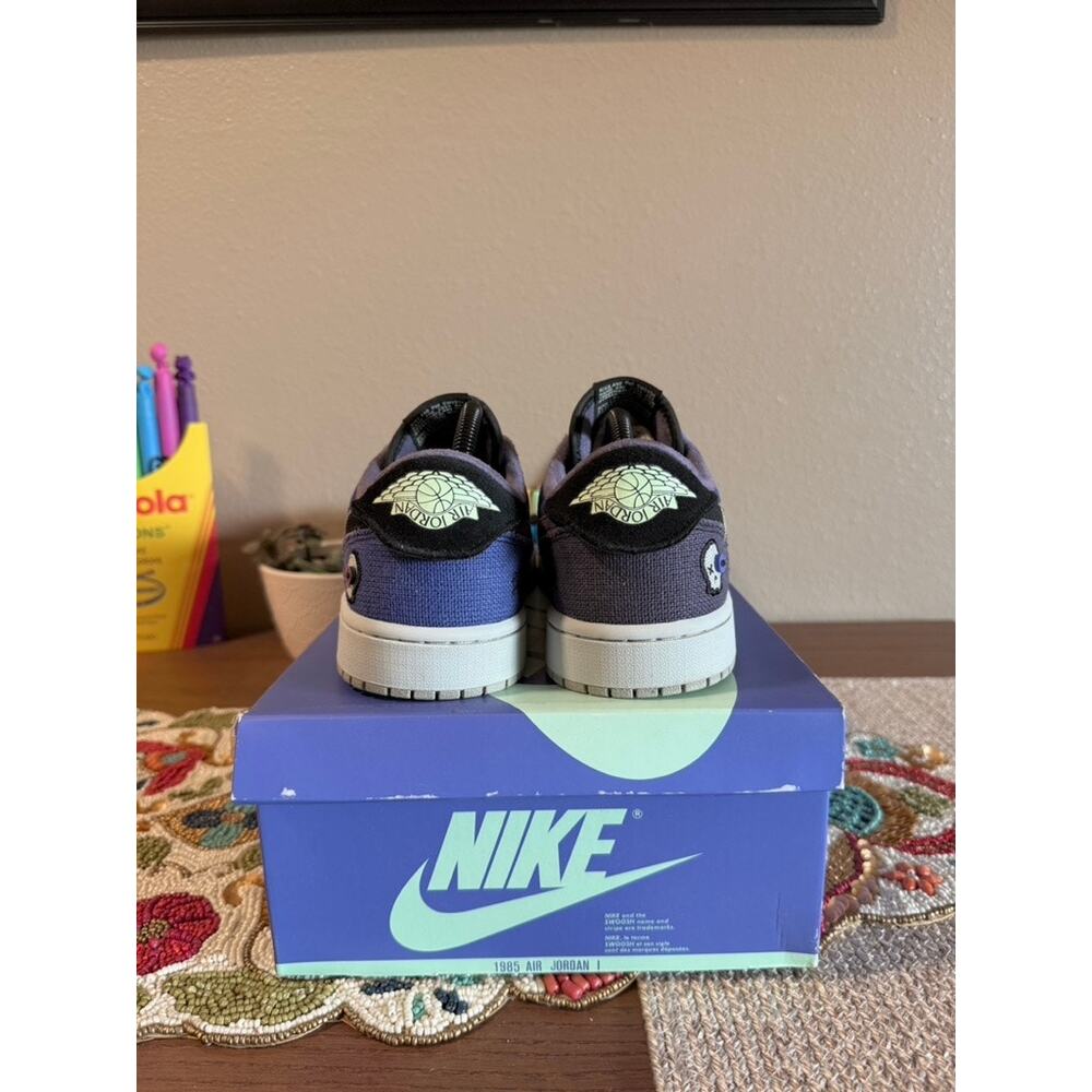 Jordan 1 Retro Low OG Zion Williamson Voodoo Alternate Regency Purple IH2309 500 - Picture 4 of 8